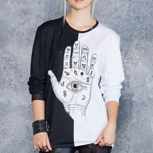 Blackmilk PALMISTRY LONG SLEEVE BFT - LIMITED